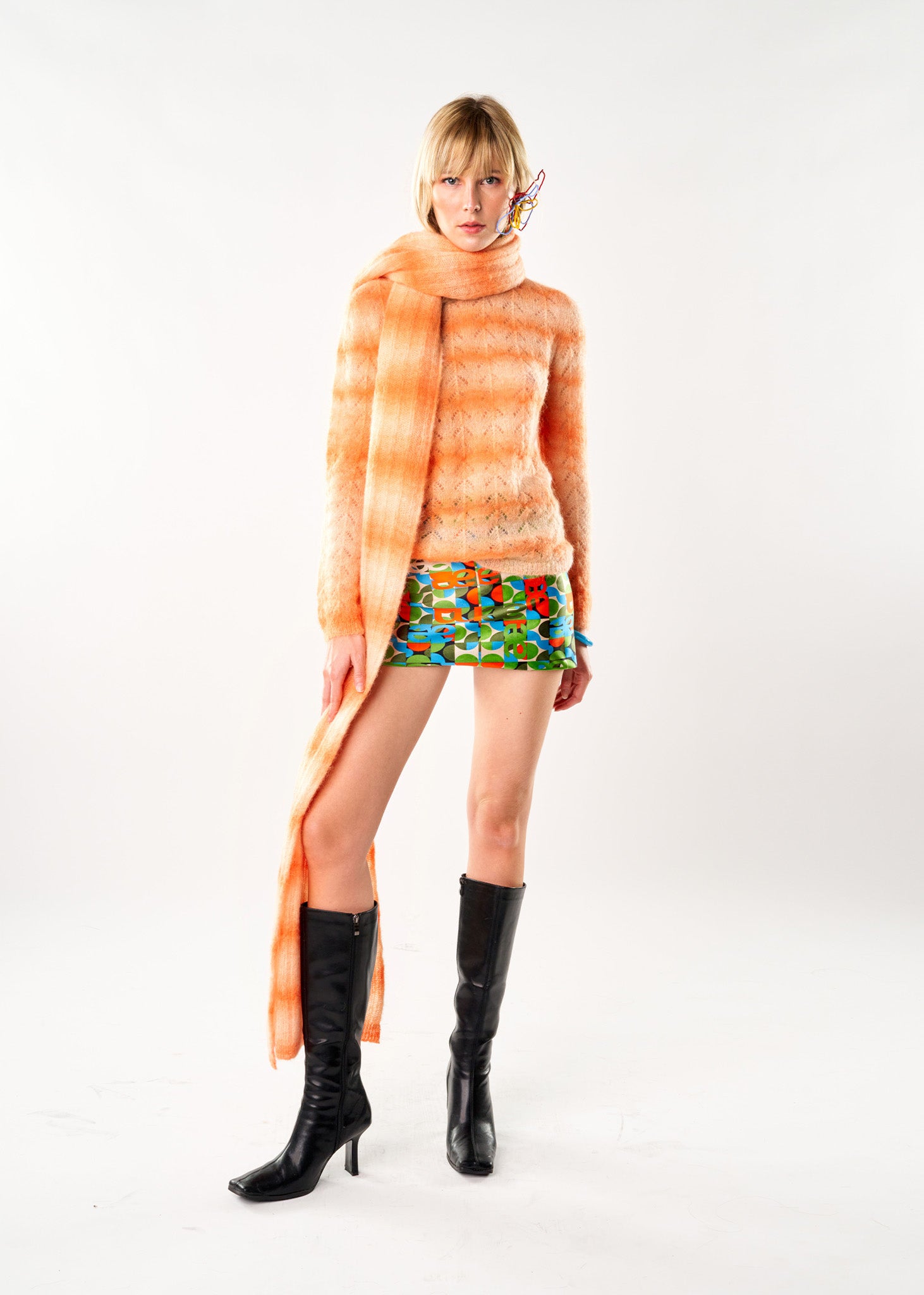 Orange Moe Sweater
